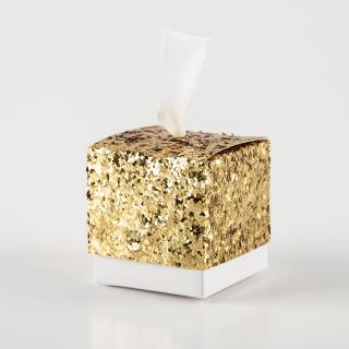 1pc new creative glitter Gifts Candy Box Glitters Gold Glitter Favor B_1